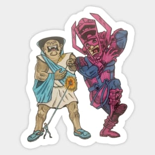 Galactus Pranked Sticker